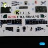 KELIK K72110 F-16 CJ (Block 50) interior 3D decals for Tamiya kit 1/72